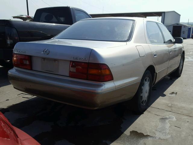 JT8UF22E7S0024186 - 1995 LEXUS LS 400 GOLD photo 4