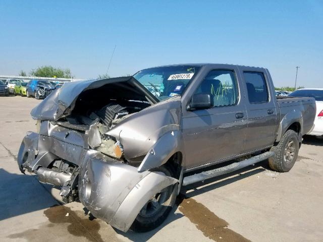 1N6ED27T94C445652 - 2004 NISSAN FRONTIER C TAN photo 2