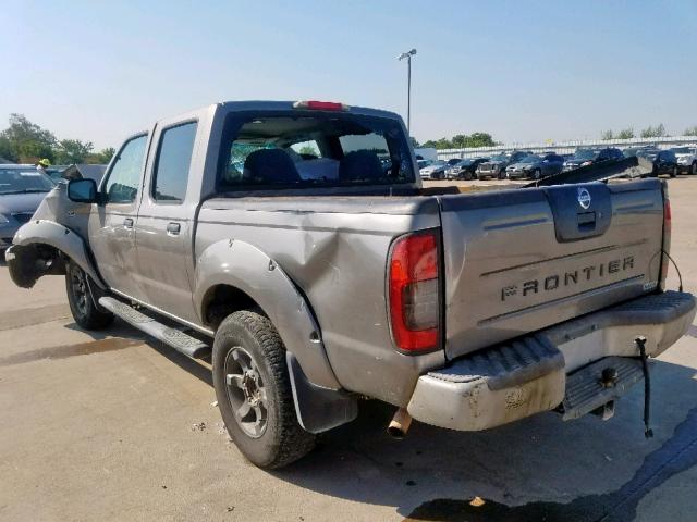 1N6ED27T94C445652 - 2004 NISSAN FRONTIER C TAN photo 3