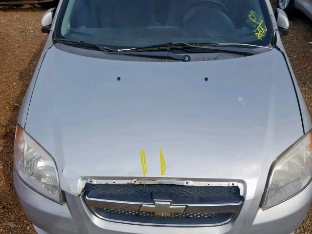 KL1TD56608B019228 - 2008 CHEVROLET AVEO BASE Күміс фото 7