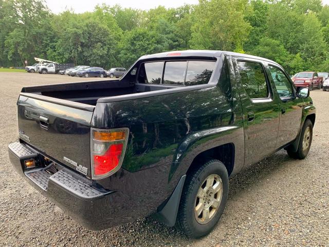 2HJYK16538H531198 - 2008 HONDA RIDGELINE BLACK photo 4