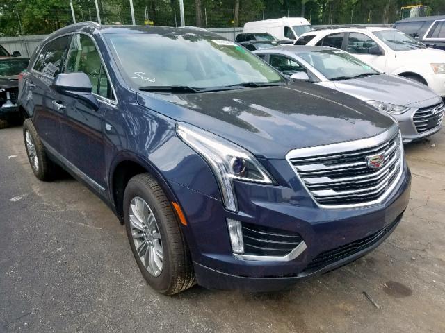 1GYKNCRS8KZ130486 - 2019 CADILLAC XT5 LUXURY BLUE photo 1