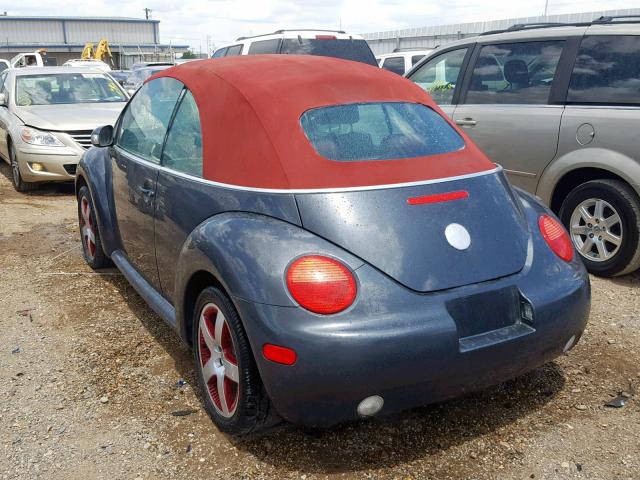 3VWCM31Y95M356892 - 2005 VOLKSWAGEN NEW BEETLE გრაფიტი ფოტო 3