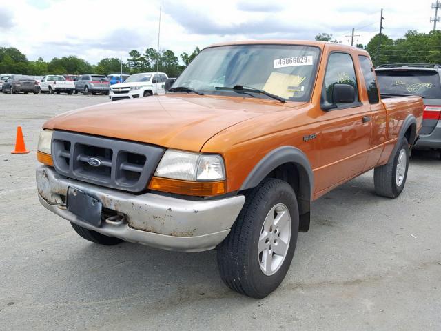 1FTZR15V9YTA06512 - 2000 FORD RANGER SUP ORANGE photo 2