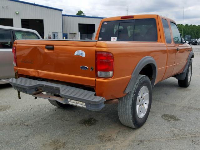 1FTZR15V9YTA06512 - 2000 FORD RANGER SUP ORANGE photo 4