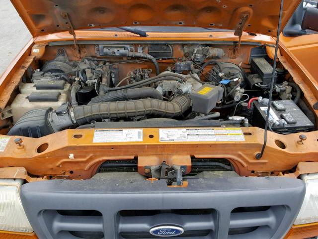 1FTZR15V9YTA06512 - 2000 FORD RANGER SUP ORANGE photo 7