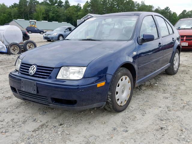 3VWRK69M12M076656 - 2002 VOLKSWAGEN JETTA GL BLUE photo 2