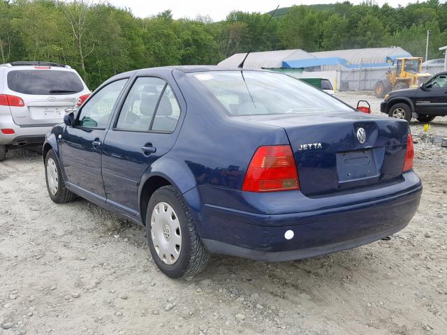 3VWRK69M12M076656 - 2002 VOLKSWAGEN JETTA GL BLUE photo 3