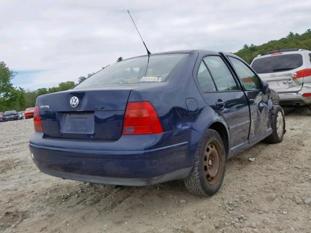 3VWRK69M12M076656 - 2002 VOLKSWAGEN JETTA GL BLUE photo 4