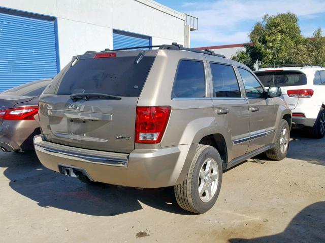 1J4HS58N35C626619 - 2005 JEEP GRAND CHER TAN photo 4