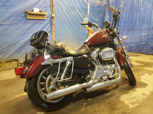 1HD4CR2148K452020 - 2008 HARLEY-DAVIDSON XL883 L BURGUNDY photo 4