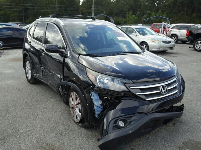 2HKRM3H73CH507559 - 2012 HONDA CR-V EXL BLACK photo 1