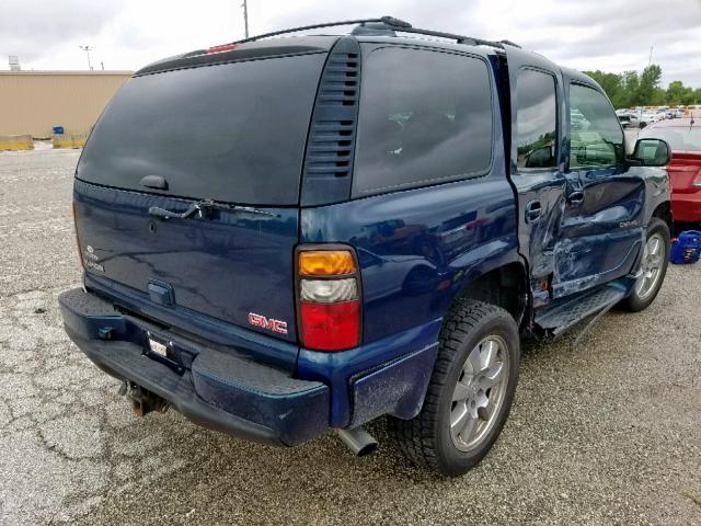 1GKEK63UX5J229308 - 2005 GMC YUKON DENA BLUE photo 4