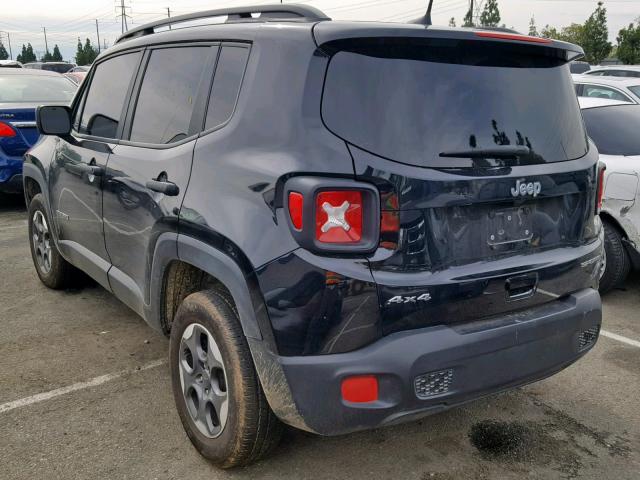 ZACCJBAB2JPH40845 - 2018 JEEP RENEGADE S BLACK photo 3
