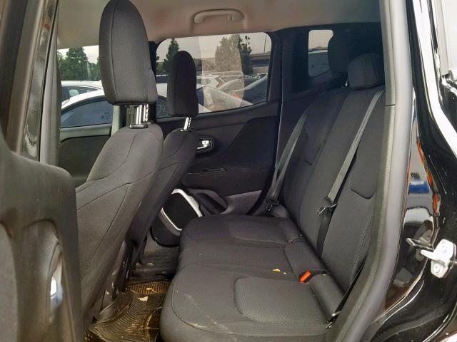 ZACCJBAB2JPH40845 - 2018 JEEP RENEGADE S BLACK photo 6