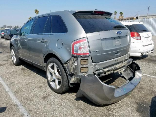 2FMDK39C98BA16990 - 2008 FORD EDGE LIMIT SILVER photo 3