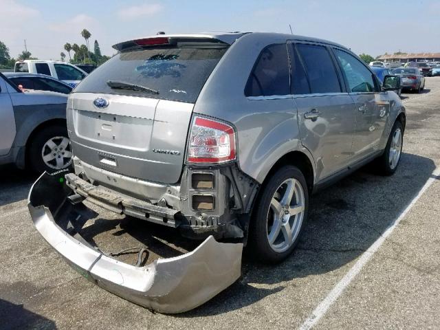 2FMDK39C98BA16990 - 2008 FORD EDGE LIMIT SILVER photo 4