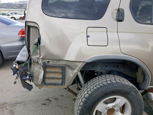 5N1ED28Y44C644536 - 2004 NISSAN XTERRA XE GRAY photo 9