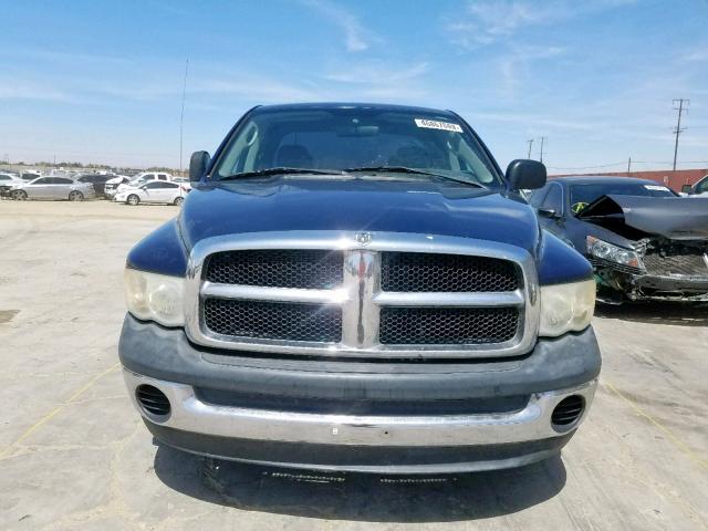 1D7HA18NX4S677630 - 2004 DODGE RAM 1500 S BLUE photo 9