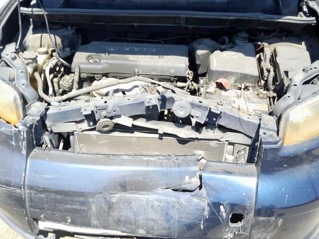 JTLKE50E081044383 - 2008 TOYOTA SCION XB ლურჯი ფოტო 7