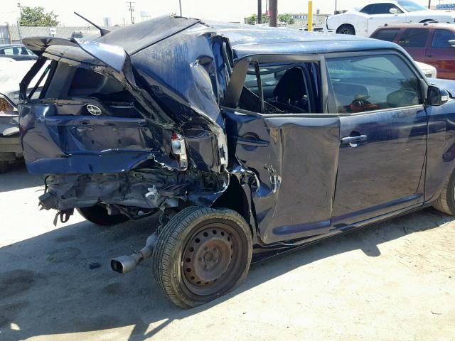 JTLKE50E081044383 - 2008 TOYOTA SCION XB ლურჯი ფოტო 9