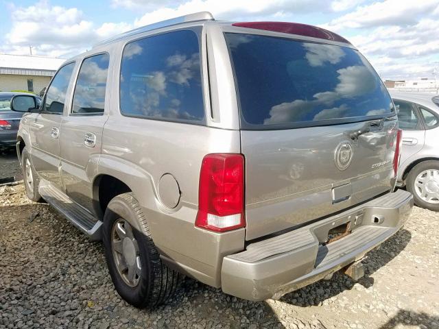 1GYEK63N63R269981 - 2003 CADILLAC ESCALADE L BEIGE photo 3