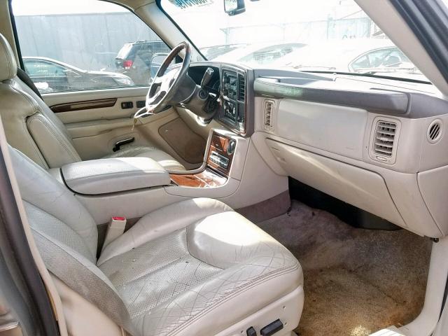 1GYEK63N63R269981 - 2003 CADILLAC ESCALADE L BEIGE photo 5