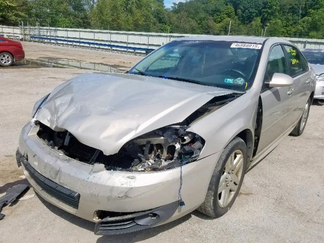 2G1WC57M291233878 - 2009 CHEVROLET IMPALA 2LT SILVER photo 2