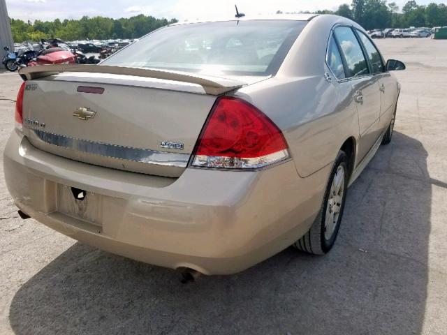 2G1WC57M291233878 - 2009 CHEVROLET IMPALA 2LT SILVER photo 4