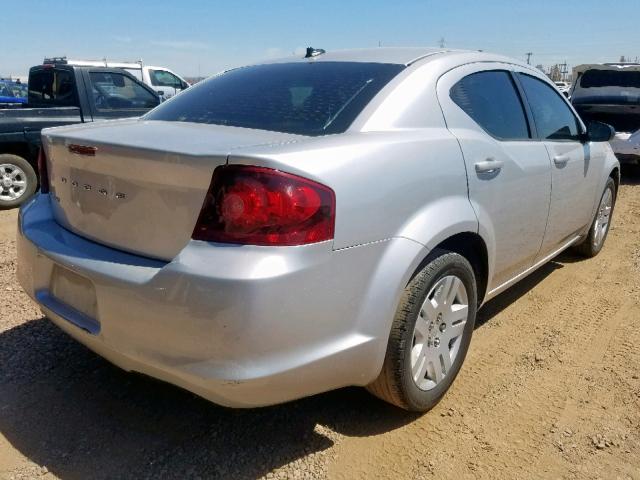 1B3BD4FB5BN502314 - 2011 DODGE AVENGER EX SILVER photo 4