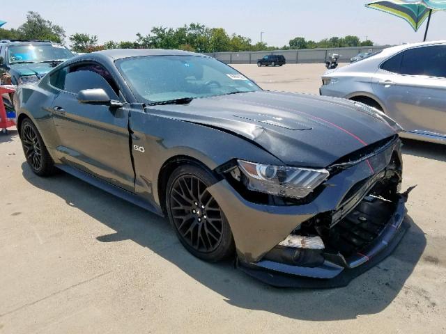 1FA6P8CF7G5336137 - 2016 FORD MUSTANG GT GRAY photo 1