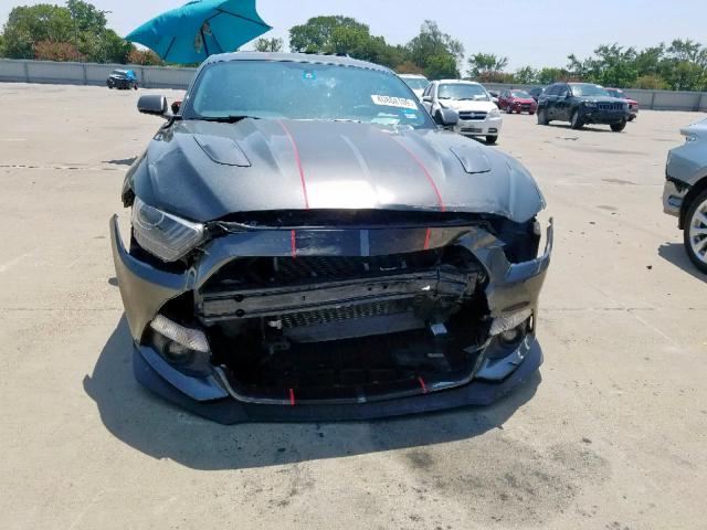 1FA6P8CF7G5336137 - 2016 FORD MUSTANG GT GRAY photo 9