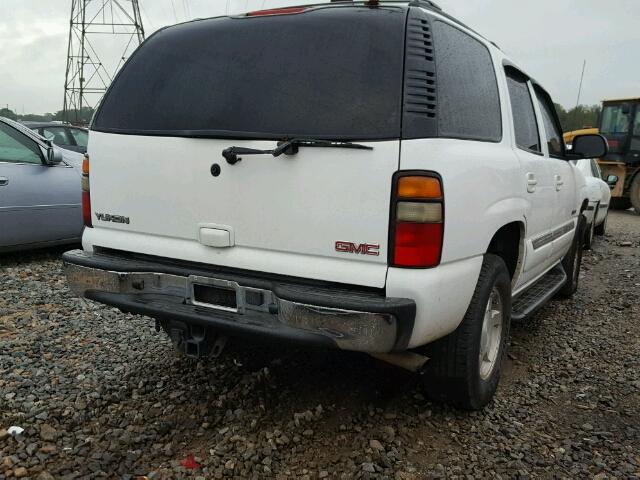 1GKEK13Z64R105101 - 2004 GMC YUKON WHITE photo 4