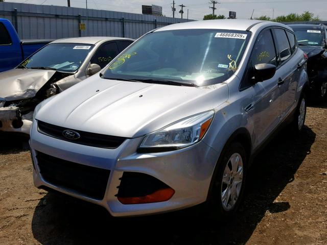 1FMCU0F73EUA12953 - 2014 FORD ESCAPE S SILVER photo 2