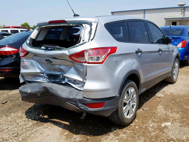 1FMCU0F73EUA12953 - 2014 FORD ESCAPE S SILVER photo 4