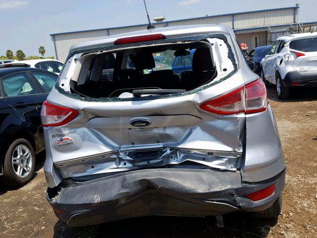 1FMCU0F73EUA12953 - 2014 FORD ESCAPE S SILVER photo 9