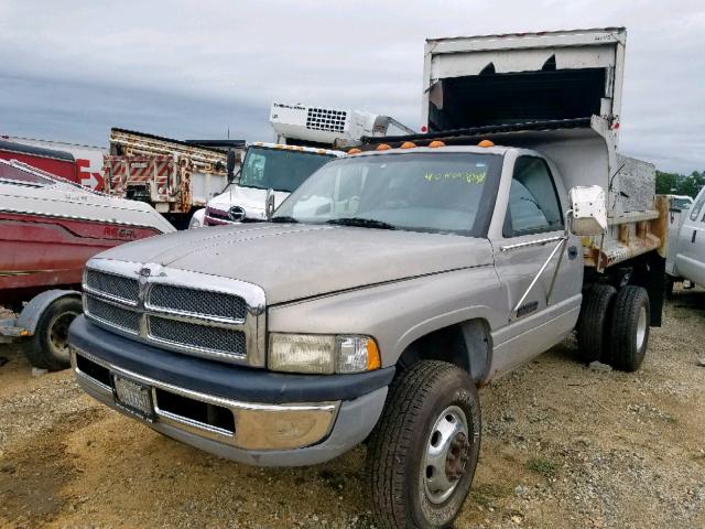 3B6MC3663YM216119 - 2000 DODGE RAM 3500 GRAY photo 2