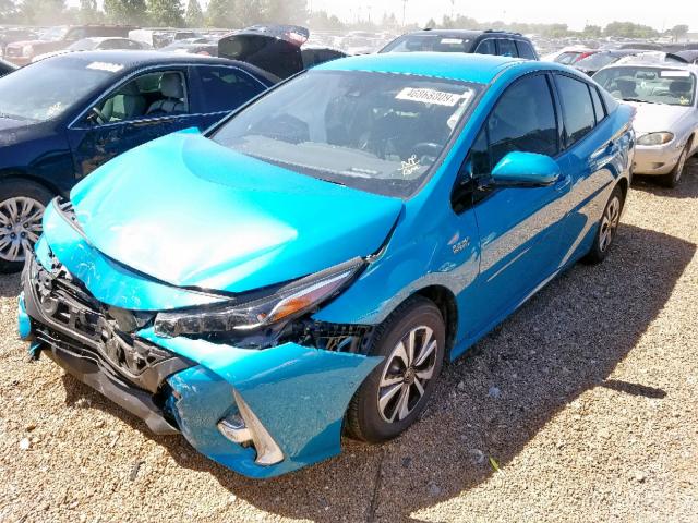 JTDKARFP9J3074581 - 2018 TOYOTA PRIUS PRIM 绿色 照片 2