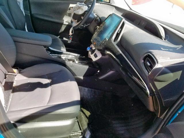 JTDKARFP9J3074581 - 2018 TOYOTA PRIUS PRIM 绿色 照片 5