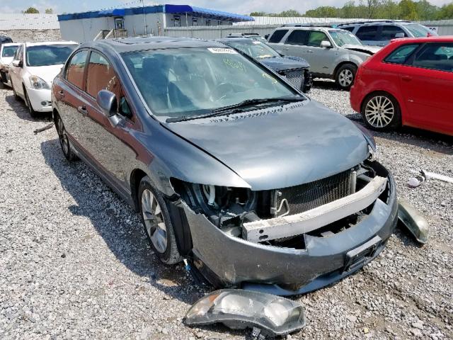 2HGFA16989H356502 - 2009 HONDA CIVIC EXL 灰色 照片 1