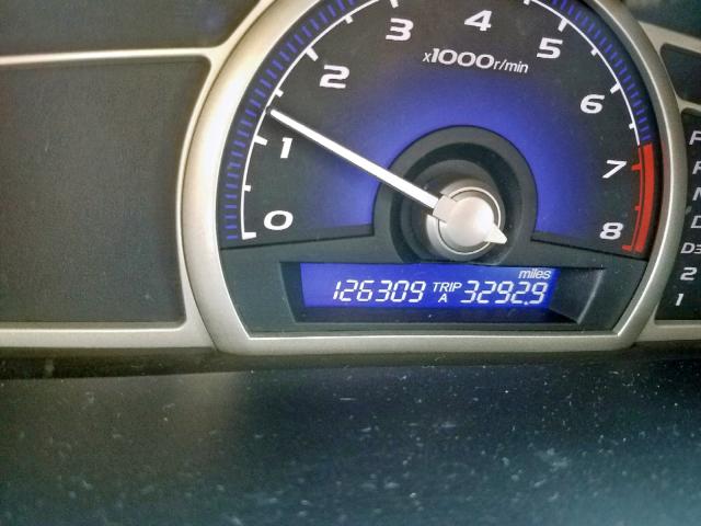 2HGFA16989H356502 - 2009 HONDA CIVIC EXL 灰色 照片 8