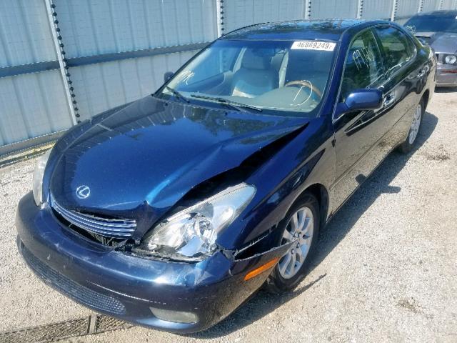 JTHBF30G120048369 - 2002 LEXUS ES 300 BLUE photo 2