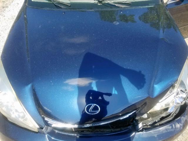 JTHBF30G120048369 - 2002 LEXUS ES 300 BLUE photo 7