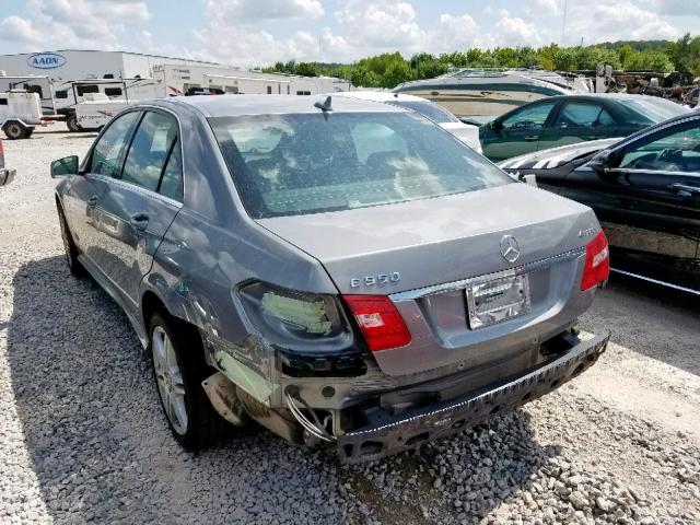 WDDHF9AB9AA150731 - 2010 MERCEDES-BENZ E 550 4MAT SILVER photo 3