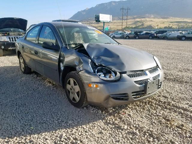 1B3ES26C85D224826 - 2005 DODGE NEON BASE GRAY photo 1