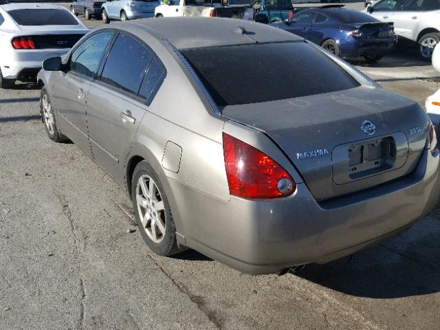 1N4BA41E34C854353 - 2004 NISSAN MAXIMA SE TAN photo 3