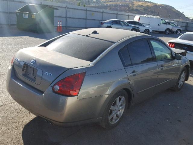 1N4BA41E34C854353 - 2004 NISSAN MAXIMA SE TAN photo 4