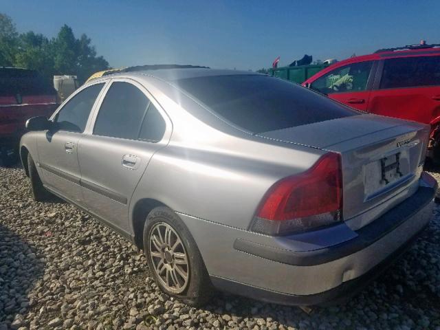 YV1RS61T532268302 - 2003 VOLVO S60 GRAY photo 3