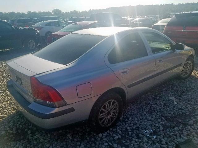 YV1RS61T532268302 - 2003 VOLVO S60 GRAY photo 4