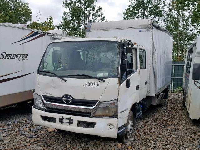 JHHPDM1H0GK003913 - 2016 HINO 155 WHITE photo 2